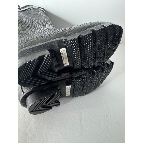 NEW Hunter Hunter Carnaby Boa Snake Rain Boots Black EU 35 36 US 5 UK 3 - Picture 12 of 12